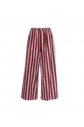 BOYKIN     242S416 PANTALONI FUCSIA-CAFFÉ