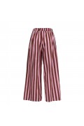 BOYKIN     242S416 PANTALONI FUCSIA-CAFFÉ